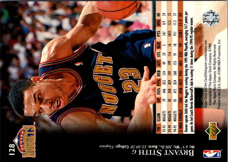 1995 Upper Deck Bryant Stith