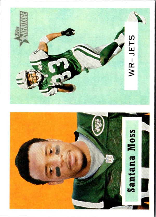 2002 Topps Heritage Santana Moss #40