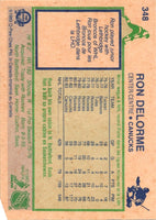 1983 O-Pee-Chee Ron Delorme #348