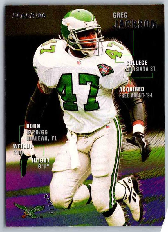 1995 Fleer Greg Jackson #306