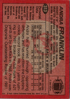 1983 Topps Andra Franklin #313