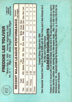 1986 Donruss Fred Toliver #612 Rookie