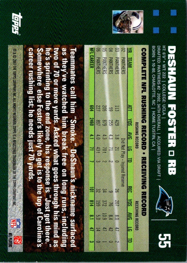 2007 Topps Deshaun Foster