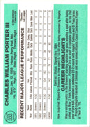 1984 Donruss Chuck Porter