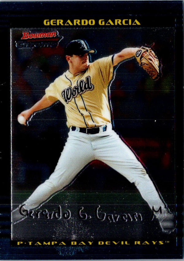 2002 Bowman Draft Picks & Prospects Chrome Gerardo Garcia #BDP145 Rookie