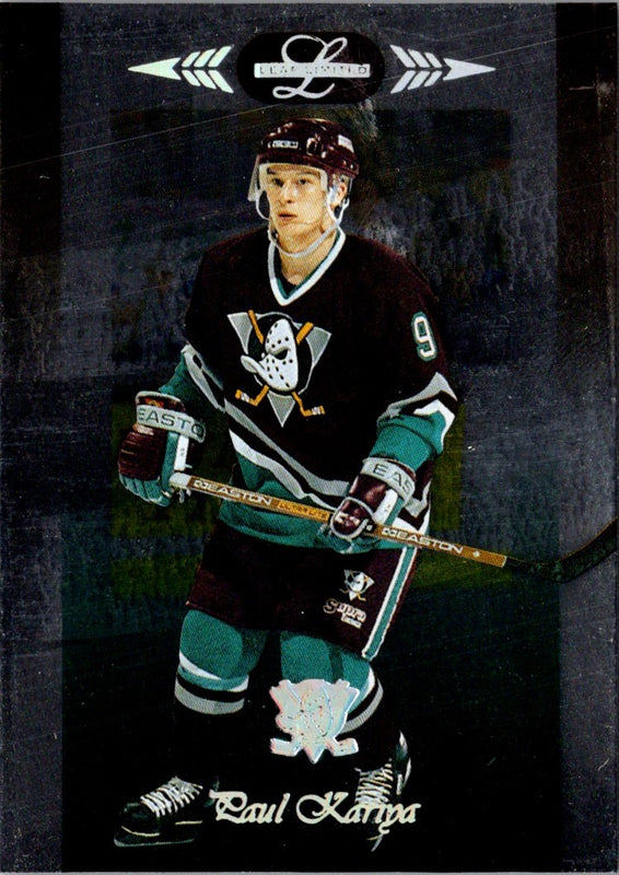 1996 Leaf Limited Paul Kariya #17