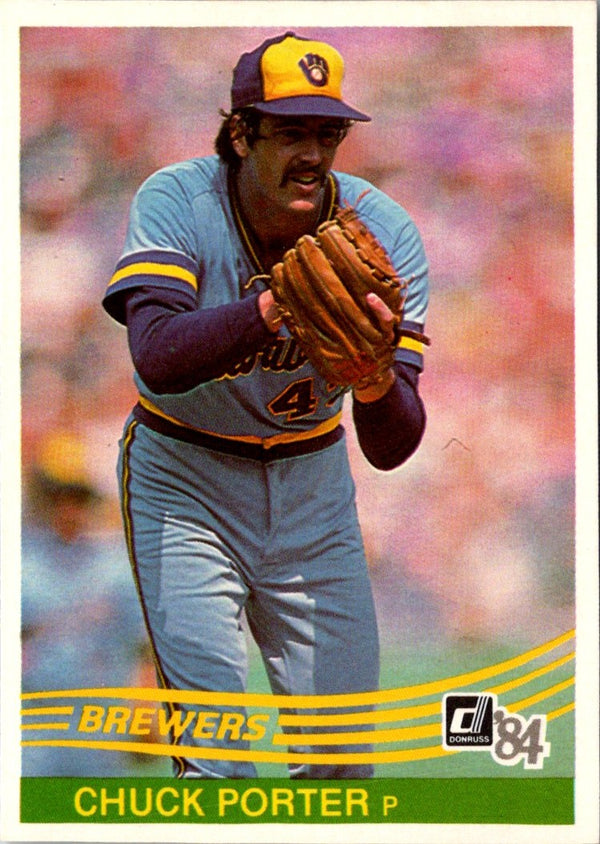 1984 Donruss Chuck Porter #333