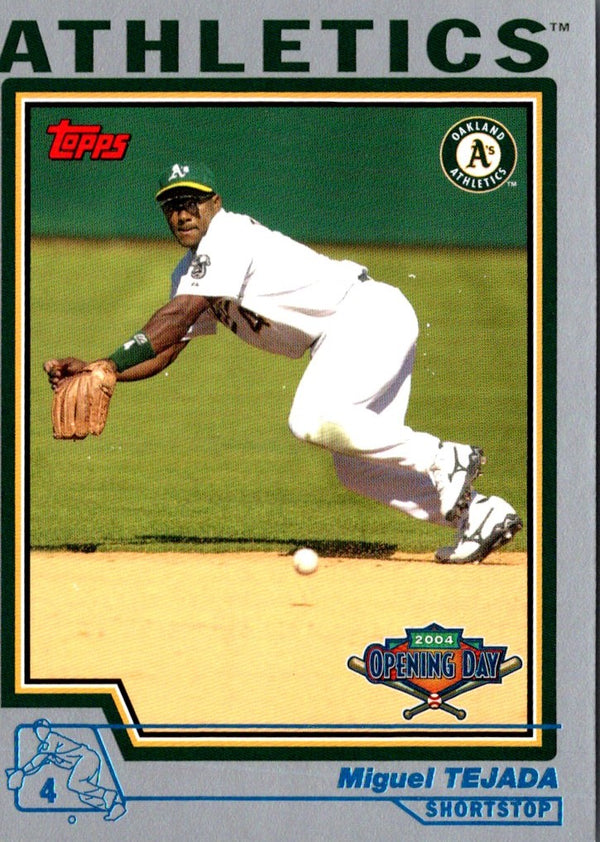 2004 Topps Opening Day Miguel Tejada #145