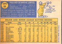 1970 Topps Paul Casanova #84 EX-MT+