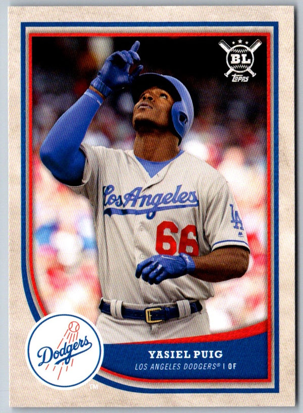 2018 Topps Big League Yasiel Puig #36