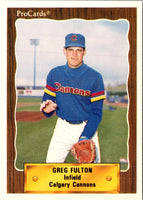 1990 ProCards Greg Fulton #656