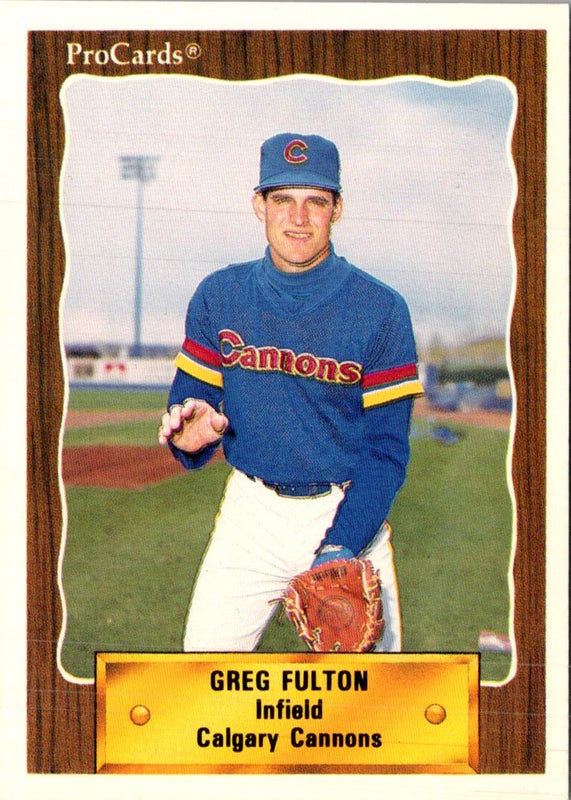 1990 ProCards Greg Fulton #656