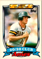 1989 Topps Ames 20/20 Club Andy Van Slyke #30