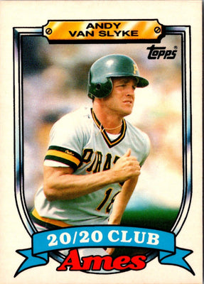 1989 Topps Ames 20/20 Club Andy Van Slyke #30