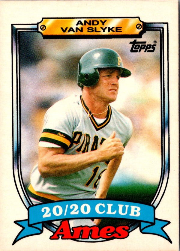 1989 Topps Ames 20/20 Club Andy Van Slyke #30