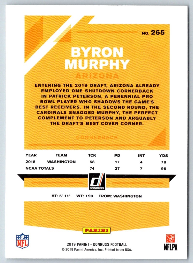 2019 Donruss Byron Murphy