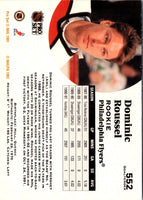 1991 Pro Set French Dominic Roussel #552 Rookie