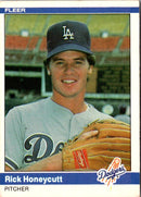 1984 Fleer Rick Honeycutt