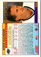 1991 Score Steve Duchesne #205