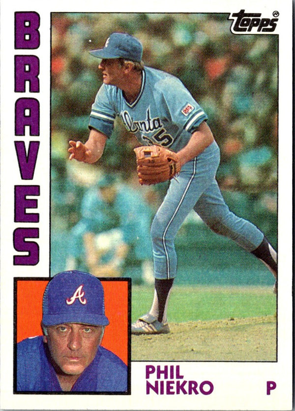 1984 Topps Phil Niekro #650