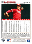 1995 Collector's Choice Silver Signature Jim Eisenreich