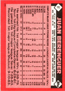 1986 Topps Traded Juan Berenguer