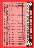 1986 Topps Traded Juan Berenguer #9T