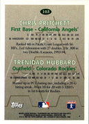 1996 Topps Chris Pritchett/Trenidad Hubbard