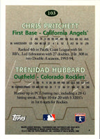 1996 Topps Chris Pritchett/Trenidad Hubbard #103