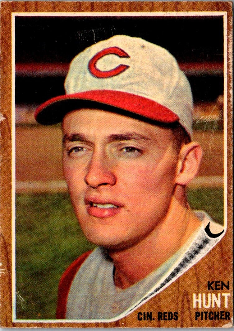 1962 Topps Ken Hunt