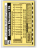 1990 Topps Tiffany Andres Thomas