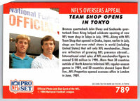 1990 Proset NFL Team Shop #789