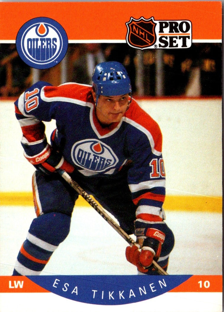 1990 Pro Set Esa Tikkanen
