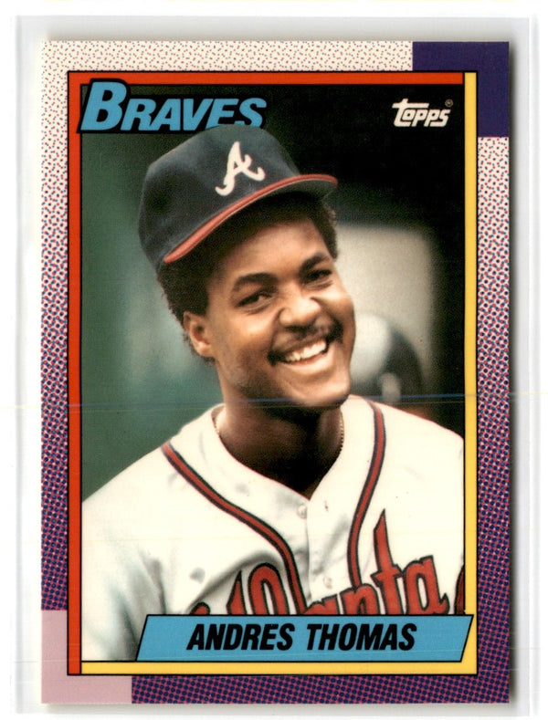 1990 Topps Tiffany Andres Thomas #358