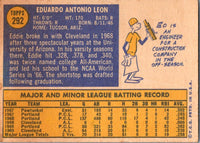 1970 Topps Eddie Leon #292 EX-MT+