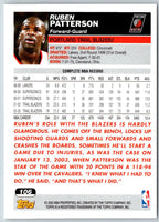 2003 Topps Ruben Patterson #106