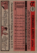 1981 Topps Fernando Arroyo