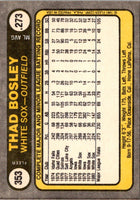 1981 Fleer Thad Bosley #353