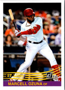 2018 Donruss Marcell Ozuna