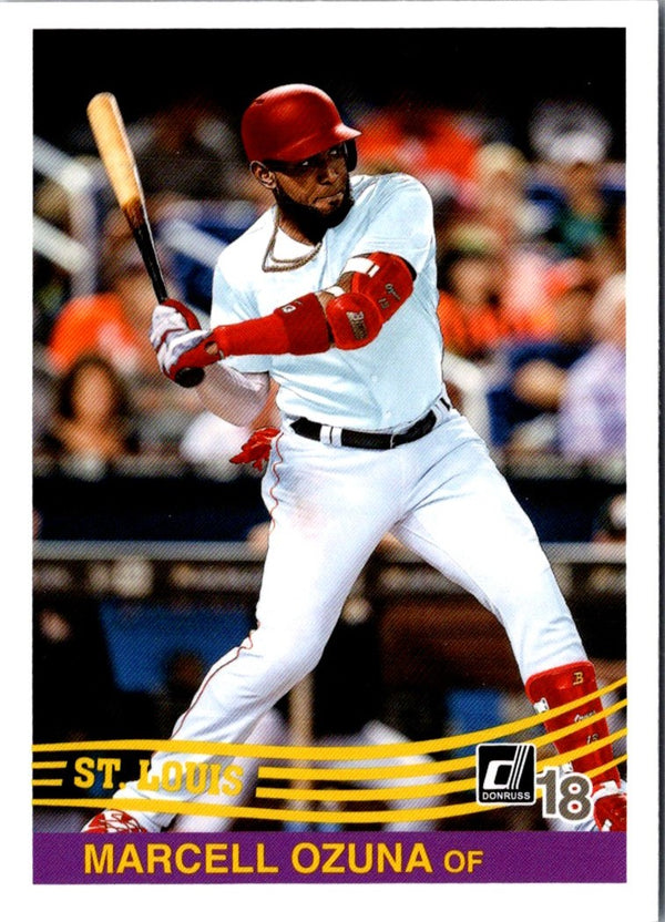 2018 Donruss Marcell Ozuna #246