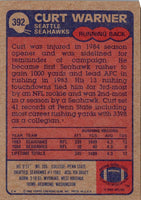 1985 Topps Curt Warner #392