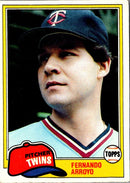 1981 Topps Fernando Arroyo
