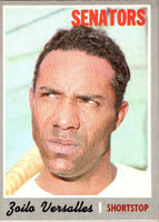 1970 Topps Zoilo Versalles #365 EX-MT+