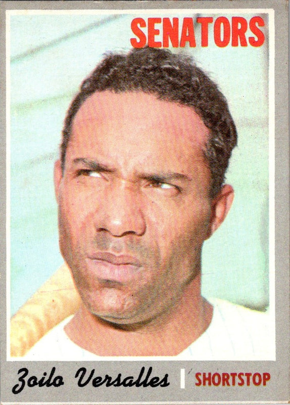 1970 Topps Zoilo Versalles #365 EX-MT+