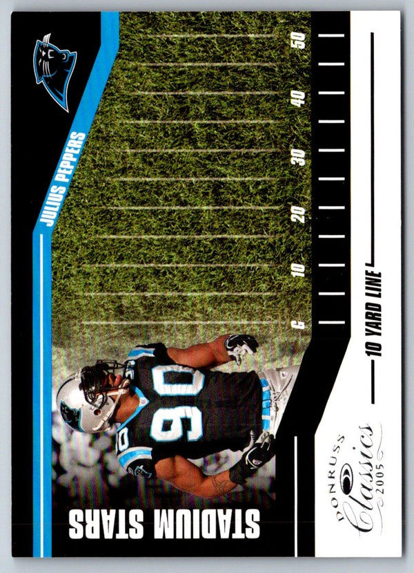 2005 Donruss Classics Stadium Stars 10 Yard Line Silver Julius Peppers #SS-7 436/500