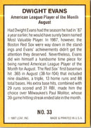1987 Donruss Dwight Evans