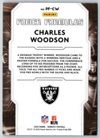 2020 Donruss Power Formulas Charles Woodson #PF-CW