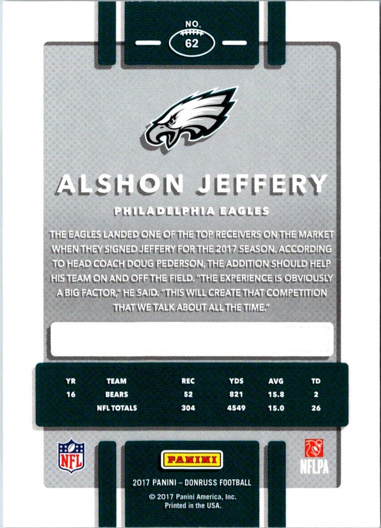 2017 Donruss Alshon Jeffery