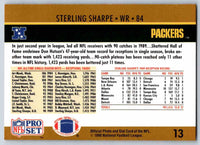 1990 Pro Set Sterling Sharpe #13