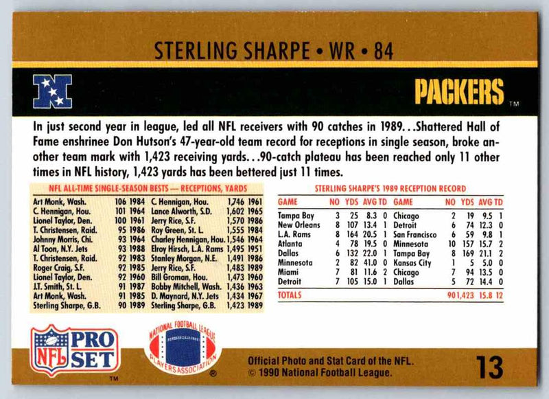 1990 Pro Set Sterling Sharpe